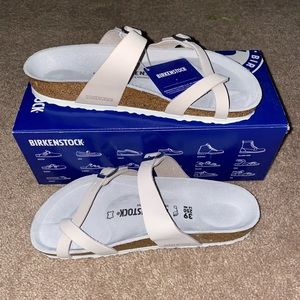 Birkenstock Mayari White Nubuk leather size 8